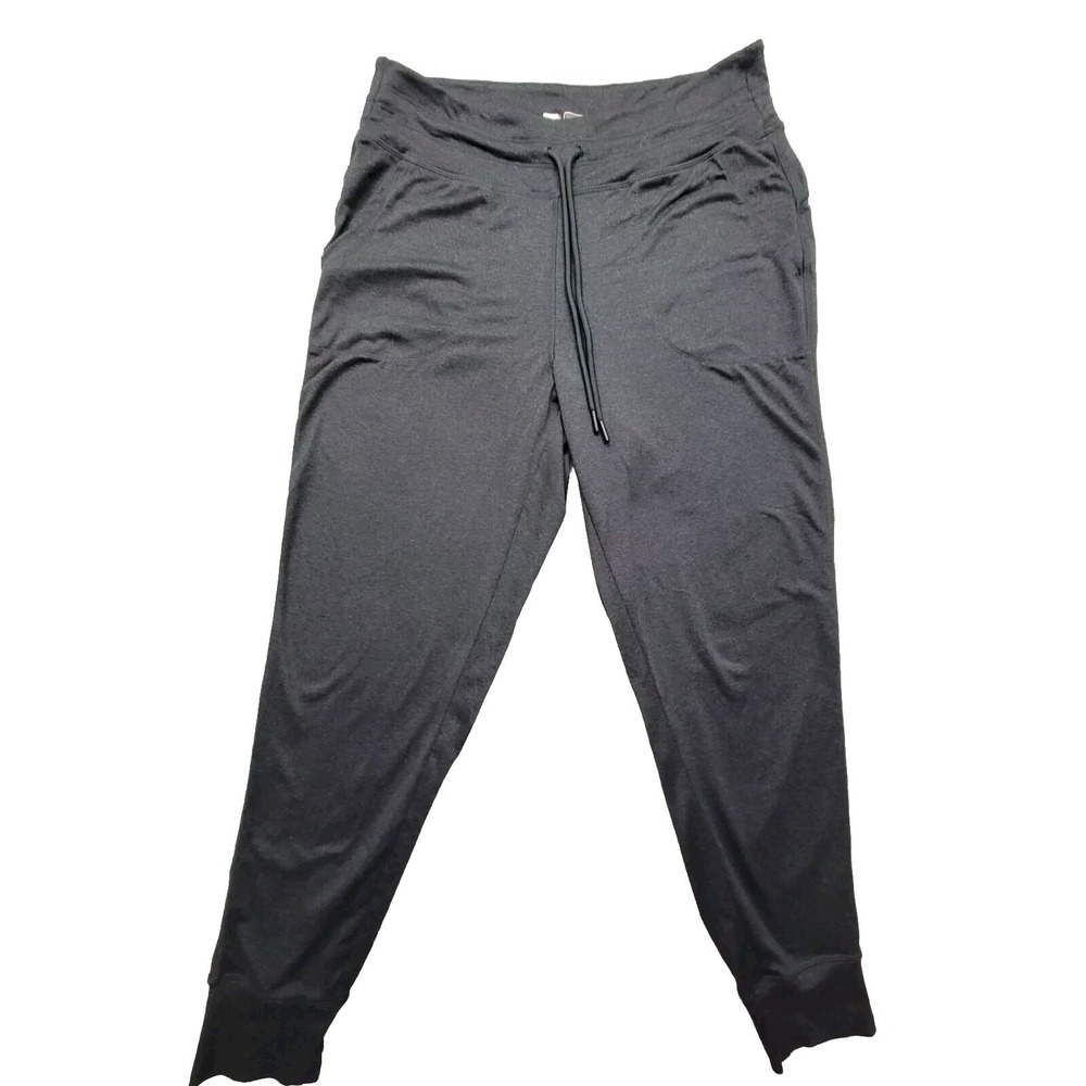 Lole Womens Jogger Sweatpants Size Medium Black Athleisure Casual